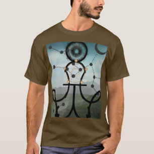 SYMBOOL EN ASTRALE KOSMISCHE T-SHIRT