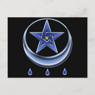 Symbool en Briefkaart van het pentagram