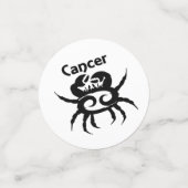 Symbool en teken van de dierentuin van kanker confetti (Kleine voorkant)