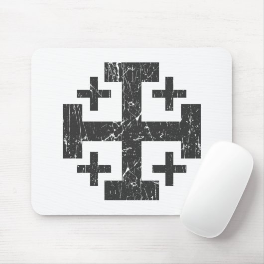 symbool Jerusalem P Muismat (Met muis)