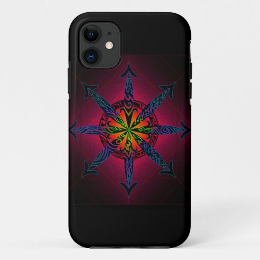 Symbool kleurrijke tribale Chaos Case-Mate iPhone Case (Achterkant)