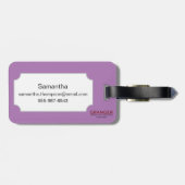 Symbool: Nade-Takara-Nusubi Bagagelabel (Achterkant horizontaal)