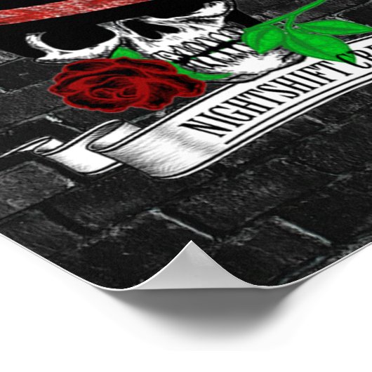 Symbool NightShift-bemanning Poster (Hoek)