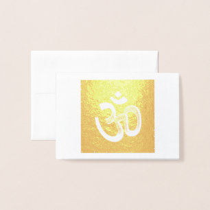 Symbool OM Persoonlijke Expressie Folie Kaarten