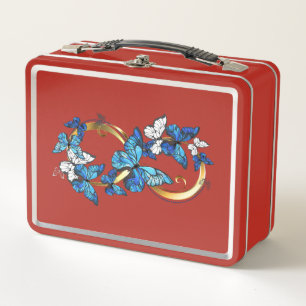 Symbool oneindigheid van blauwe Morpho vlinders