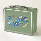 Symbool oneindigheid van Blauwe Morpho Vlinders (Achterkant)