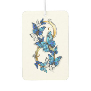 Symbool oneindigheid van Blauwe Morpho Vlinders Luchtverfrisser