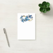 Symbool oneindigheid van blauwe Morpho vlinders Post-it® Notes (Kantoor)