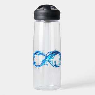 Symbool Oneindigheid van Koud Helder Water Waterfles