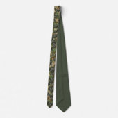 Symbool PEACE DOVE - Groene Camouflage Stropdas (Achterkant)