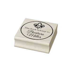 Symbool/pictogram - fleur-de-lis / LILY + idea Rubberstempel
