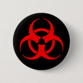 Symbool rode en zwarte Button (Voorkant)