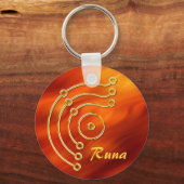Symbool RUNA/GOLD, Runa Sleutelhanger (Voorkant)