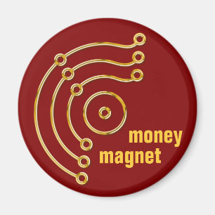Symbool RUNA/GOUD, geld, magneet