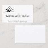 Symbool Sectional Chart Aerobatic Practice Area Visitekaartje (Voorkant / Achterkant)