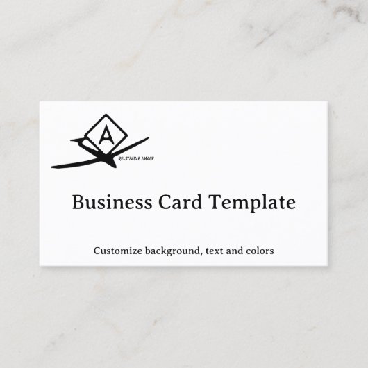 Symbool Sectional Chart Aerobatic Practice Area Visitekaartje (Voorkant)