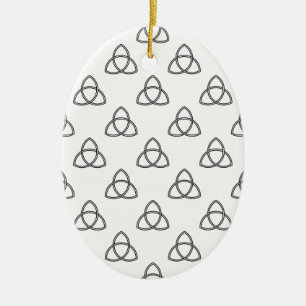 Symbool Triquetra Vesica Keramisch Ornament