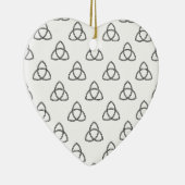 Symbool Triquetra Vesica Keramisch Ornament (Rechts)