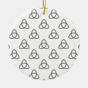 Symbool Triquetra Vesica Keramisch Ornament