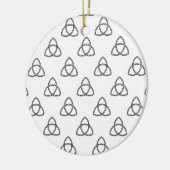 Symbool Triquetra Vesica Keramisch Ornament (Links)
