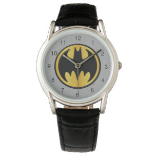 Symbool van Batman Klassiek Rond Logo Horloge