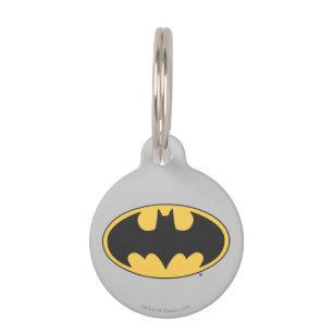 Symbool van Batman Ovaal Logo Huisdierpenning