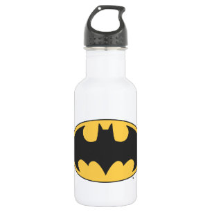 Symbool van Batman Ovaal Logo Waterfles