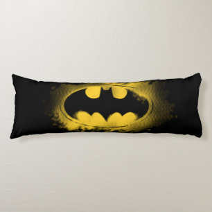 Symbool van Batman Zwart en Geel Logo Lichaamskussen