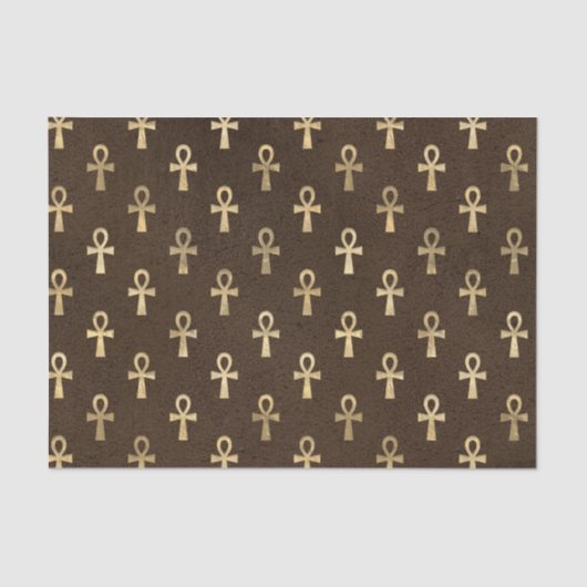 Symbool van bruin en goud tissuepapier (Voorkant)