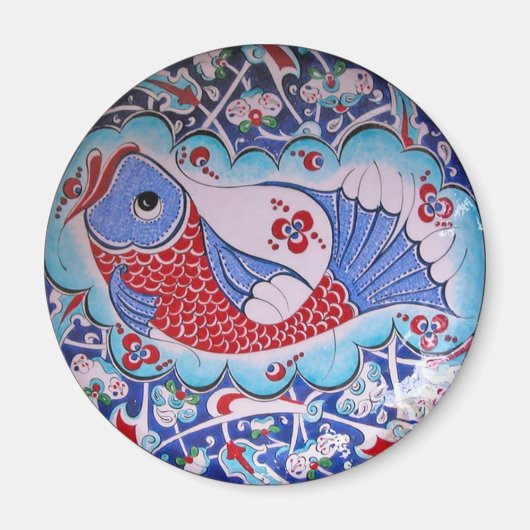 Symbool van de Fortune/Tegel-kunst Magneet (Voorkant)