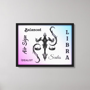 Symbool van de galgdierentuin met platte doek canvas afdruk