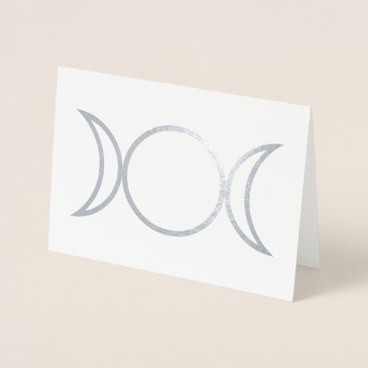 symbool van de gevallen godin folie kaarten (Voorkant)