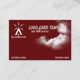 Symbool van de luchtgrafiek van de drone Pilot Visitekaartje