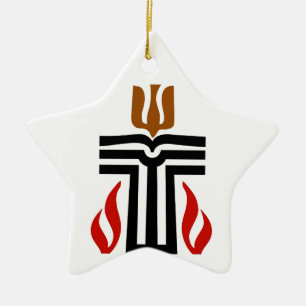 Symbool van de Presbyteriaanse religie Keramisch Ornament
