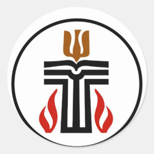 Symbool van de Presbyteriaanse religie Ronde Sticker