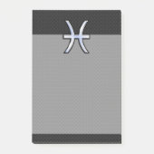 Symbool van de ringzegen op zwarte slang post-it® notes (Voorkant)