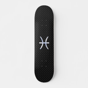 Symbool van de ringzegen op zwarte slang skateboard