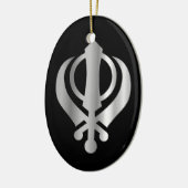 Symbool van de Sikhisme-religie Keramisch Ornament (Links)