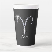 Symbool van de Sparkly Diamonds Latte Mok (Voorkant)