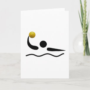 Symbool van de Sport van het Polo van het water Kaart