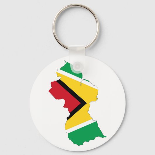 symbool van de vlag van guyana land sleutelhanger (Voorkant)