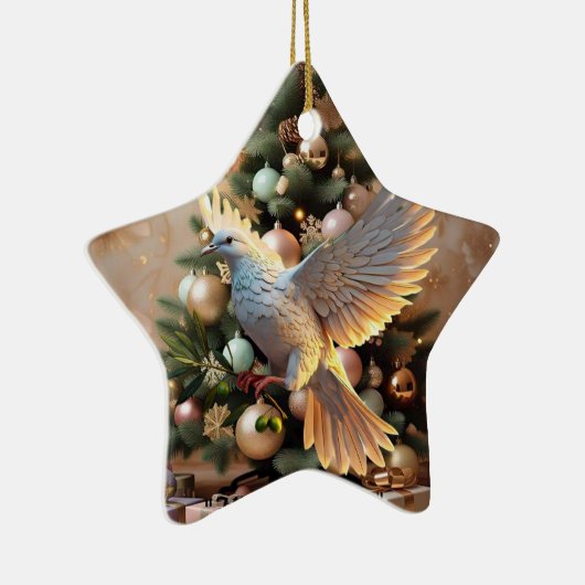 "Symbool van de vrede" Keramisch Ornament (Rechts)