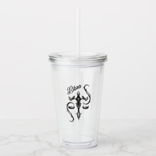 Symbool van de Weegdierentuin Acryl Drinkbeker (Voorkant)