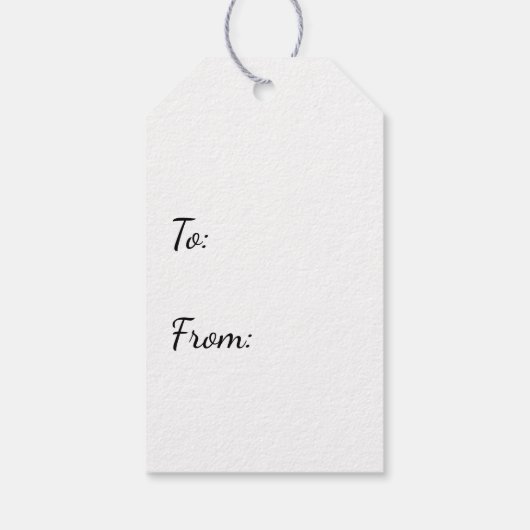 Symbool van de Weegdierentuin Cadeaulabel (Achterkant)