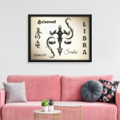 Symbool van de Weegdierentuin Canvas Afdruk (Insitu (Woonkamer))