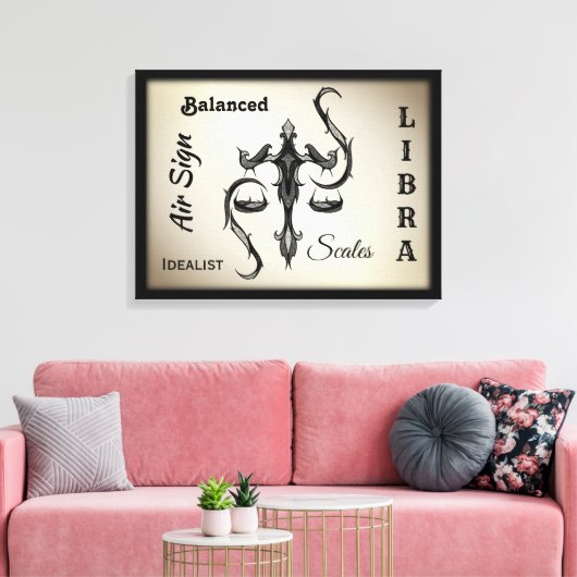 Symbool van de Weegdierentuin Canvas Afdruk (Insitu (Woonkamer))