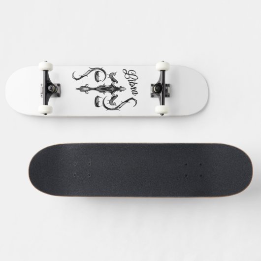 Symbool van de Weegdierentuin Skateboard (Horizontaal)