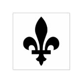 symbool van Fleur de Lis Rubberstempel (Afrduk)