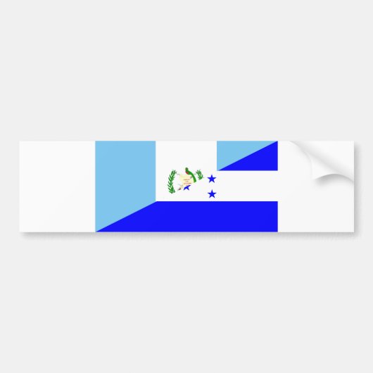 symbool van guatemala honduras bumpersticker (Voorkant)