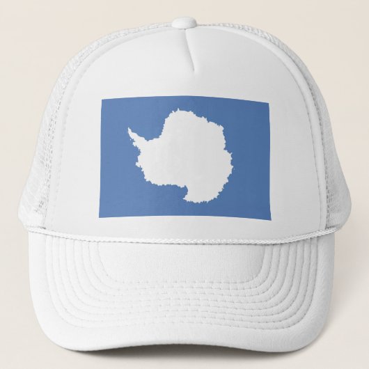 Symbool van het Antarctica continent Trucker Pet (Voorkant)